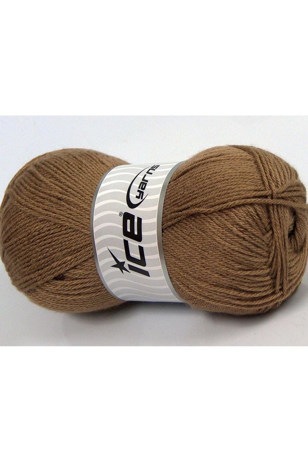 Lot of 4 X 100Gr Skeins Ice Yarns Classic Dk Hand Knitting Yarn Camel