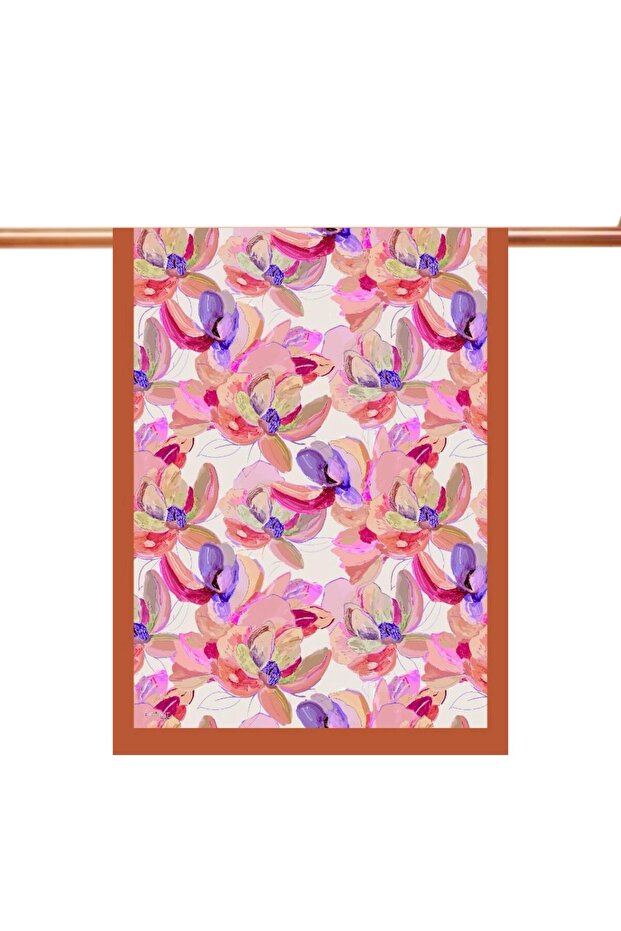 Natural Patterned Shawl - 1