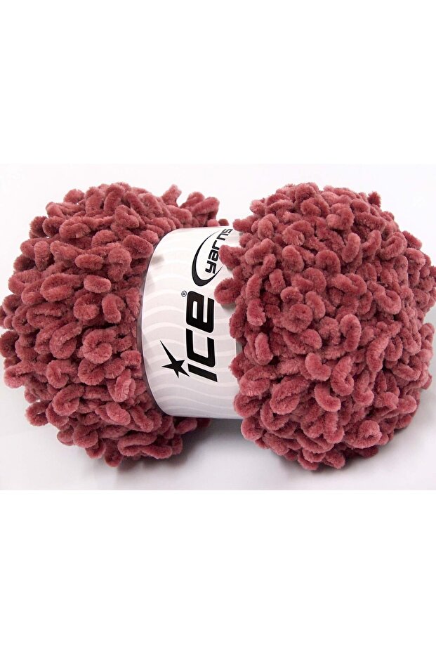 4X100Gr. Chenille Boucleron Micro Fiber Rose Pink Winter, Baby, Chenille, Very Thick