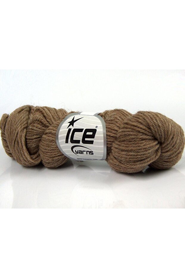 2X100Gr. Baby Alpaca Natural Colors Bebe Alpaca Light Camel Luxury, Alpaca, Merino, Winter
