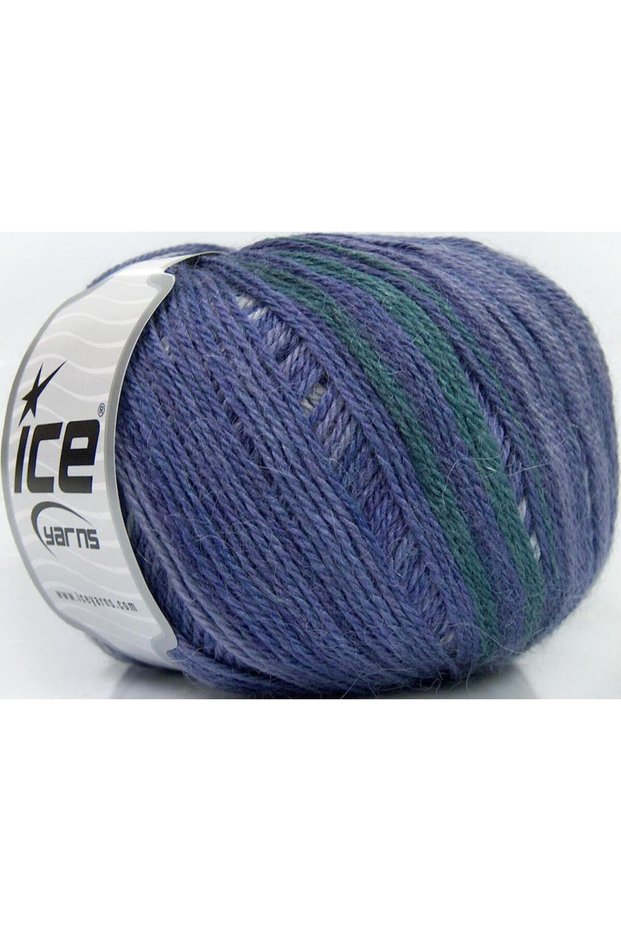Lot of 4 X 100Gr Skeins Ice Yarns Alpaca Fine Magic (25% Alpaca 35% Wool) Yarn Purple Shades Dark Gr