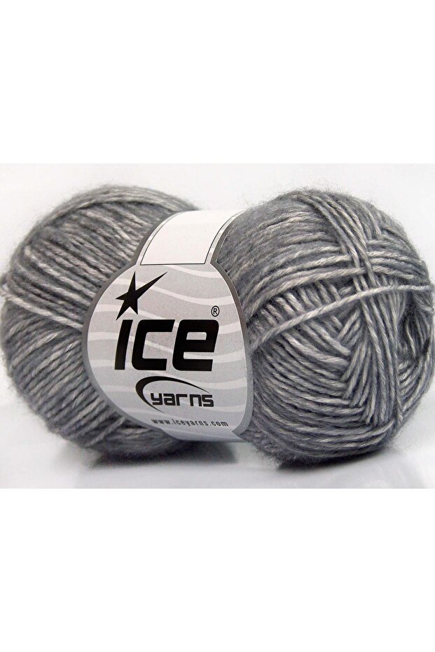 8X50Gr. Denim Acrylic, Cotton Grey Summer Yarns, Cotton