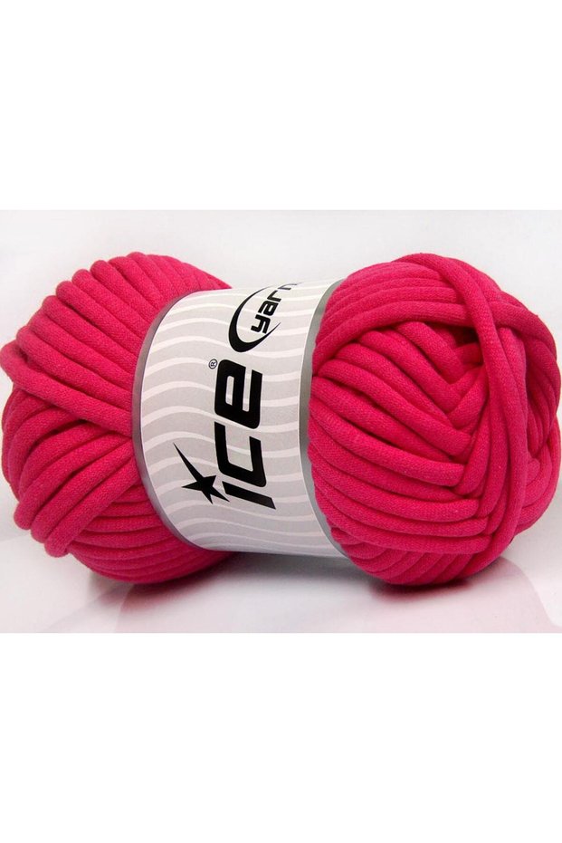 1X250G. Tube Cotton Jumbo Cotton Fuchsia Summer Yarns, Cotton, Very Thick