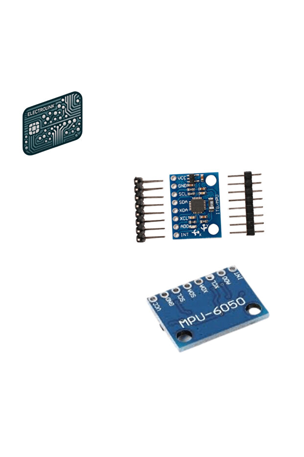 Mpu6050 3 Eksenli Gyro Ve Eğim Sensörü - 1