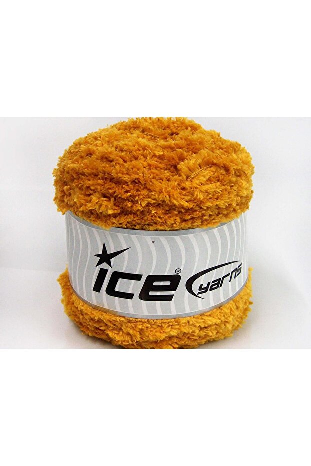 Lot of 3 X 100Gr Skeins Ice Yarns Cakes Panda (100% Microfiber) Yarn Gold
