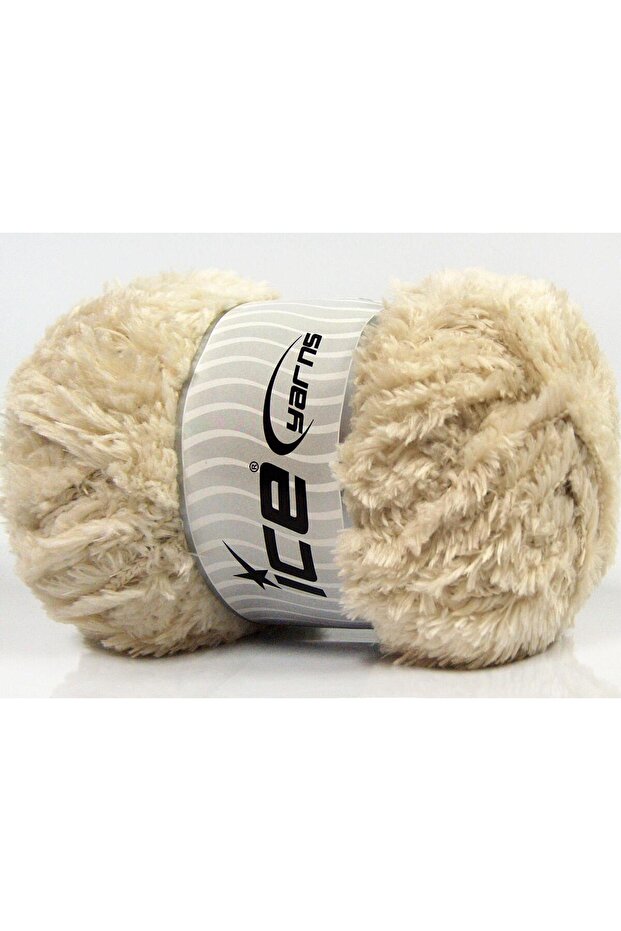 Lot of 4 X 100Gr Skeins Ice Yarns Panda (100% Microfiber) Yarn Ecru