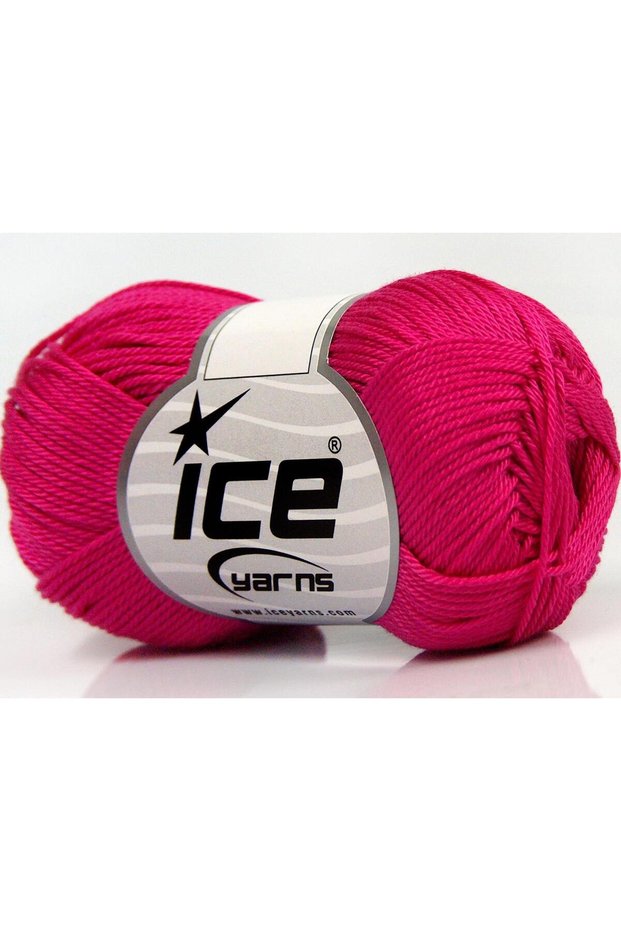 6X50Gr. Giza Cotton Fuchsia Summer Yarns, Cotton, 100% Cotton