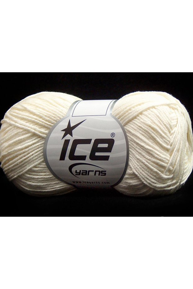 8X50Gr. Pure Cotton Fine Cotton Ecru Baby, Summer Yarns, Cotton, 100% Cotton