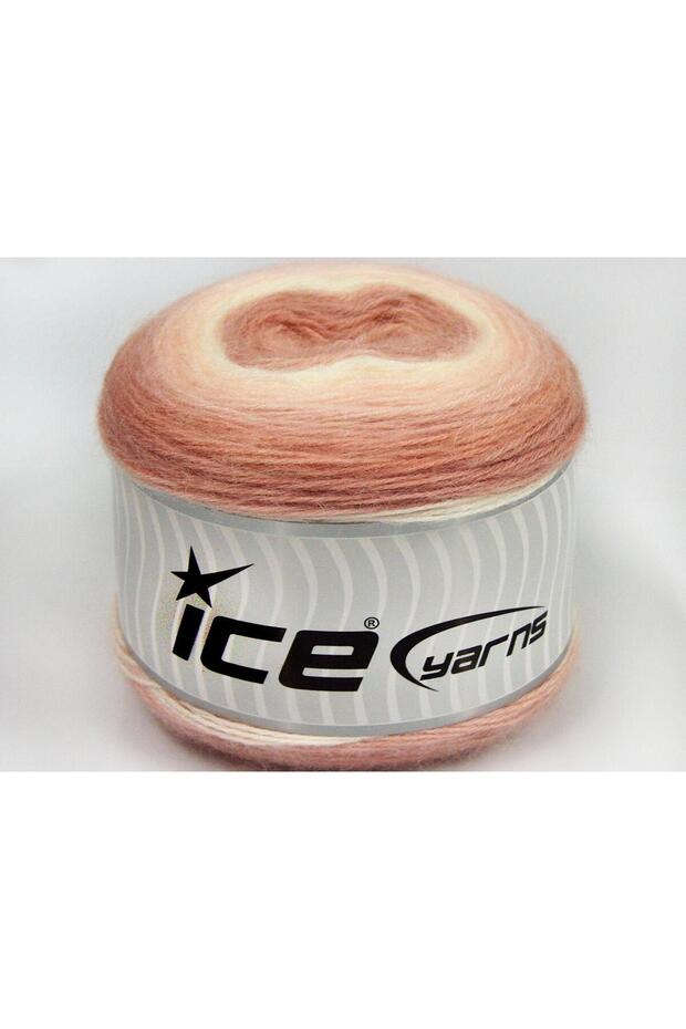 2X150Gr. Cakes Mohair Mohair, Wool, Premium Acrylic Pink Shades Winter, Wool, Mohair, Tie-Dye Pattern
