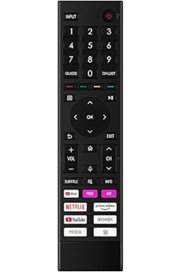 ERF3N80/ERF3N80H Voice Remote for Hisense TV 55A8DH 55A8EH 55A85H 55A87H 65A87H 65A8DHCH