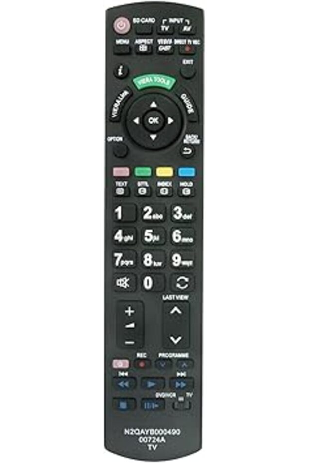 N2QAYB000490 00724A Remote for Panasonic TV TX-LF42G20S TX-P42S21B Sub N2QAYB000489