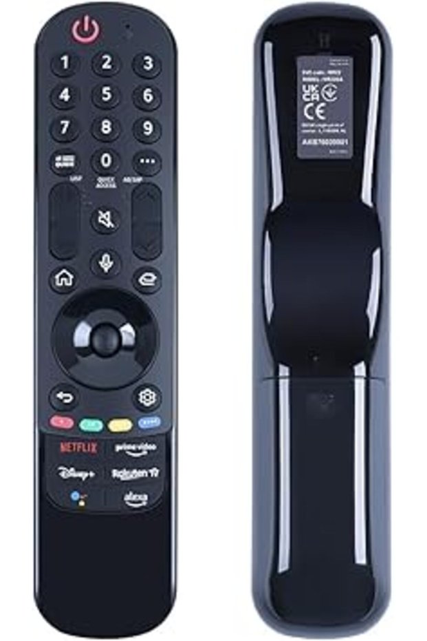 New AKB76039901 MR22GA IR Remote for LG QNED/NANO/OLED TV – No Voice, App Shortcut Buttons