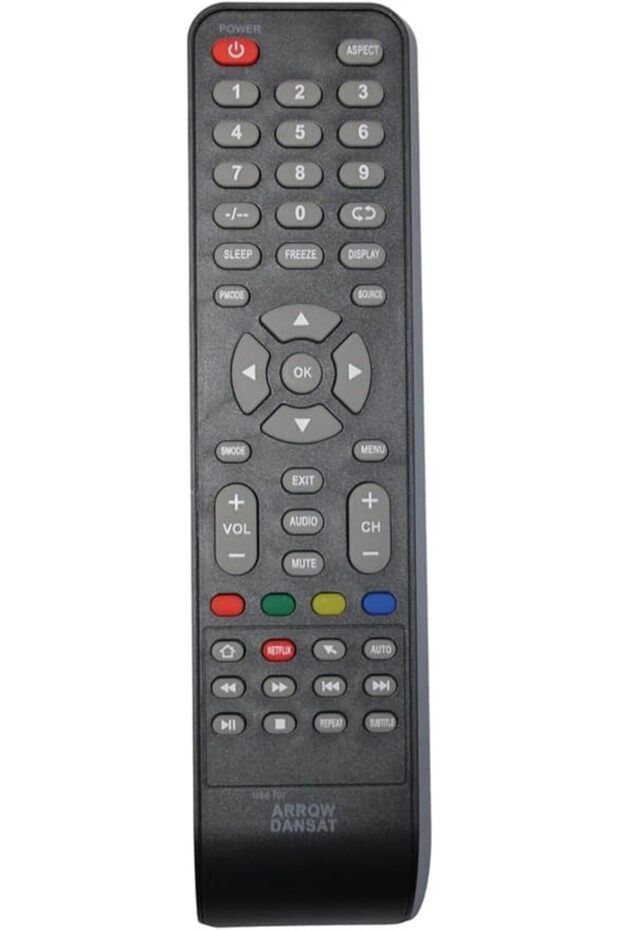 TV Remote Control for ARROW DANSAT Televisions