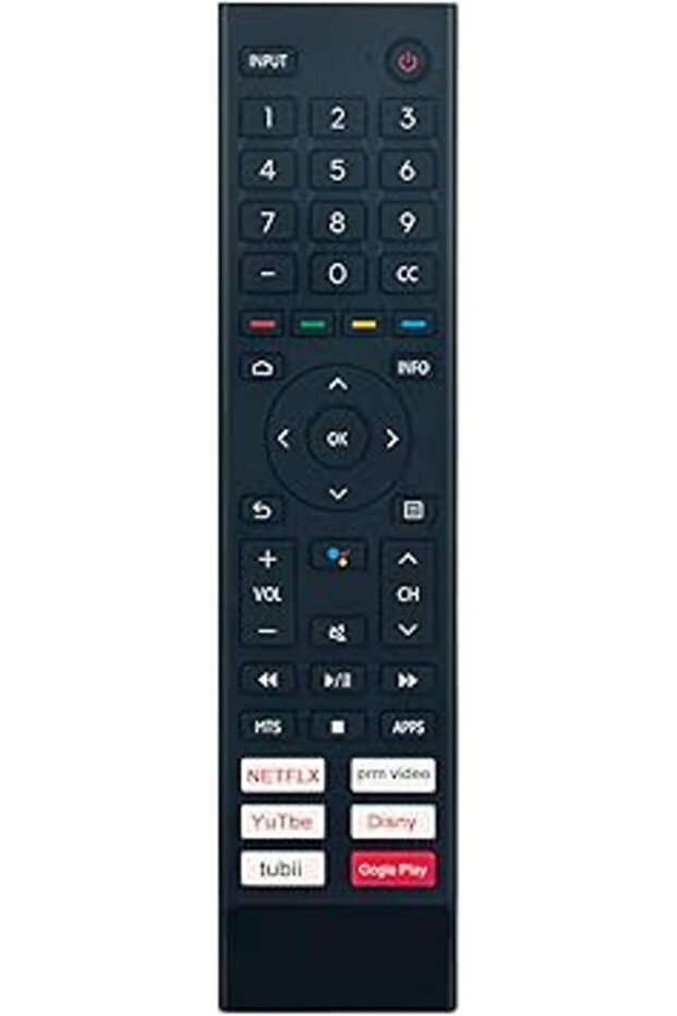 ERF3AA80 Voice Remote for Hisense Android Smart TV 32A45HF/32A4H/40A4H/43A4H/A45H
