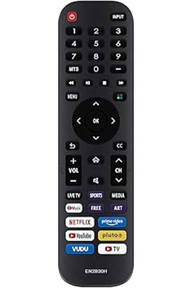 EN2B30H Remote for Hisense TV 43A60G 55A6070GMV 55A6090GMV 43H6G 43H77G 43V6G
