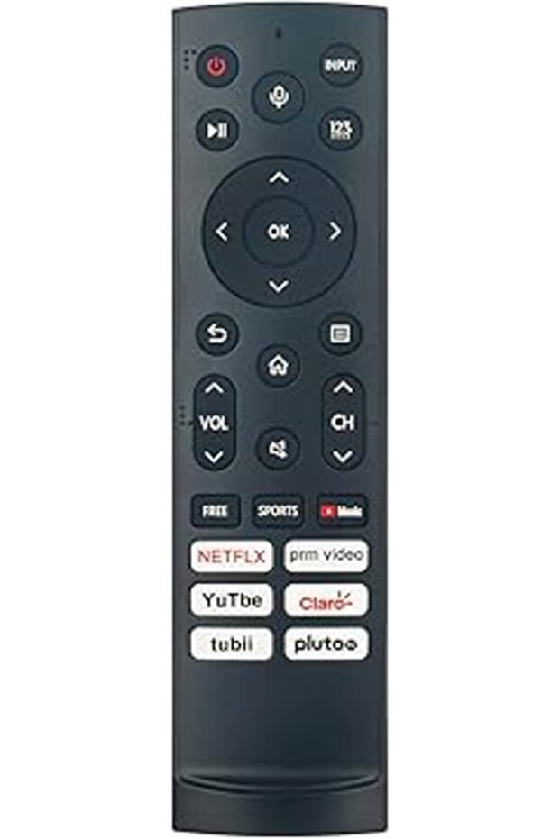 ERF3D90H Voice Remote for Hisense Smart TV: 85U7H, 65U8H, 55A65H, 43A65H & More – Replacement