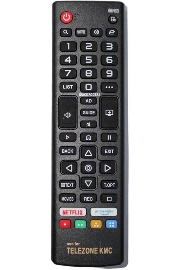 TV Remote Control for Telezone Kmc LCD LED TV