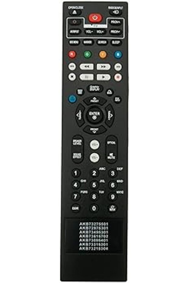 7-IN-1 Remote for LG Blu-ray DVD Player & Home Theater AKB73275501/72975301/73495301