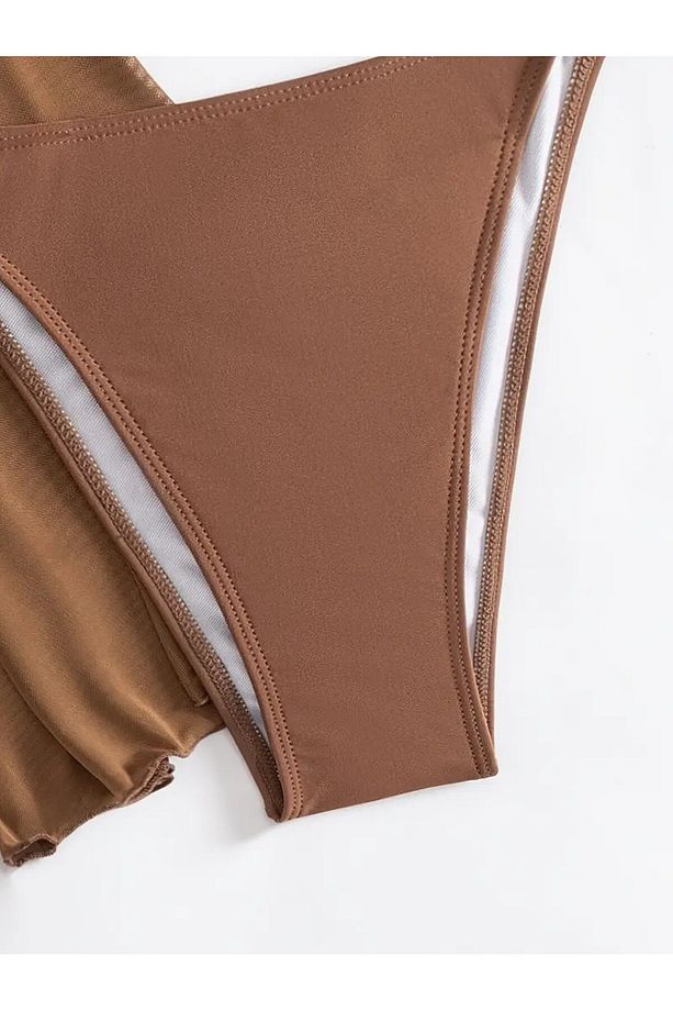 Kahve 4'lü Bikini Takımı - 4