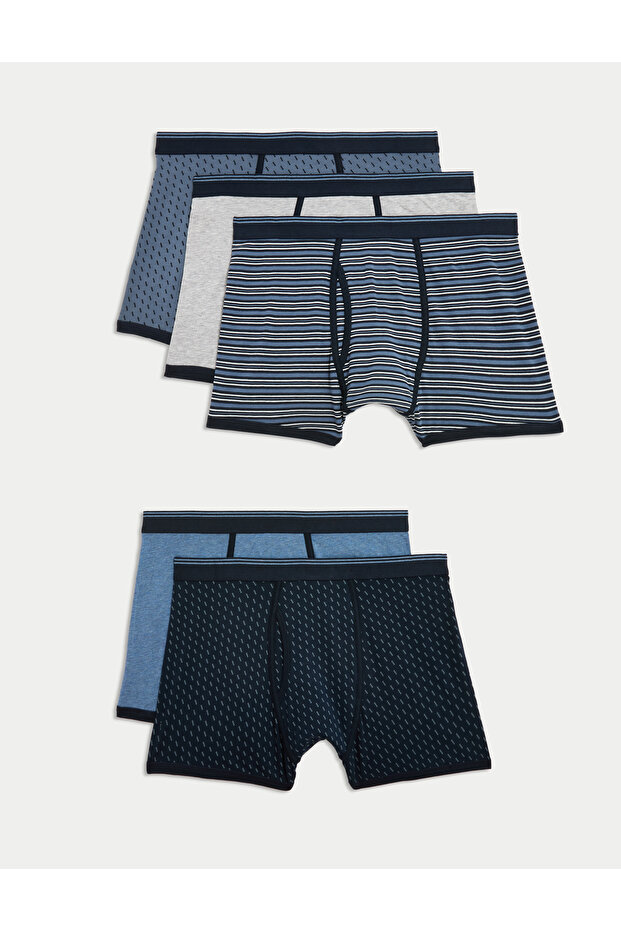 5'li Pamuk Karışımlı Cool & Fresh™ Trunk Seti - 1