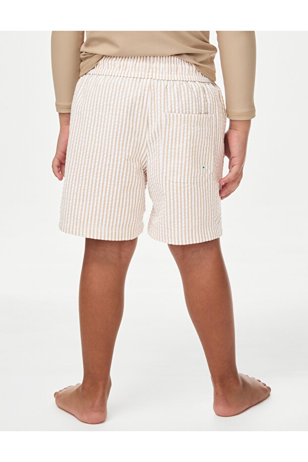 Çizgili Deniz Şortu (2-8 Yaş) - 5