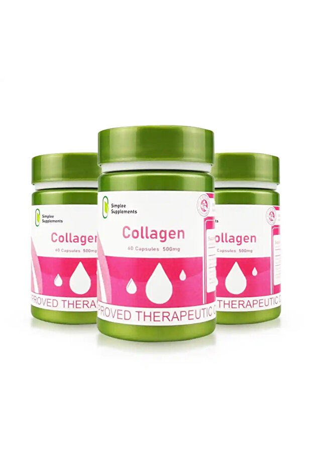 Supplements Collagen 60 Capsules – 3 Bottles - 1
