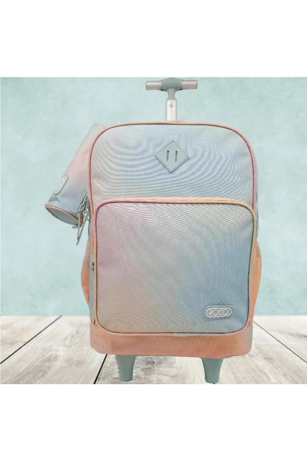 حقيبة عربة متدرجة اللون مع ملحق - 1