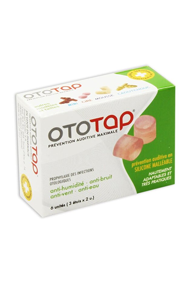 Oto Tap Ear Plugs Silicone 6pcs/box