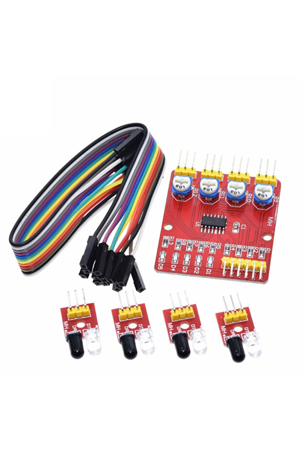 Obstacle avoidance mode, infrared, 4 channels - 1