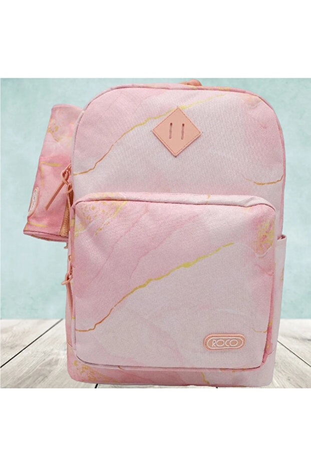 Marble Backpack with Accessory - 1