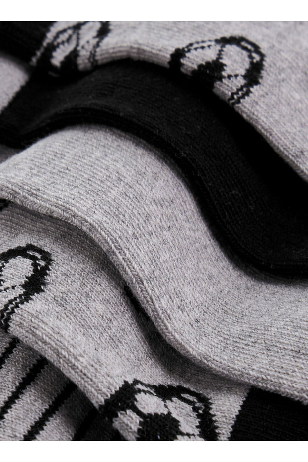Assorted Ankle Length Socks - Set of 5 - 4