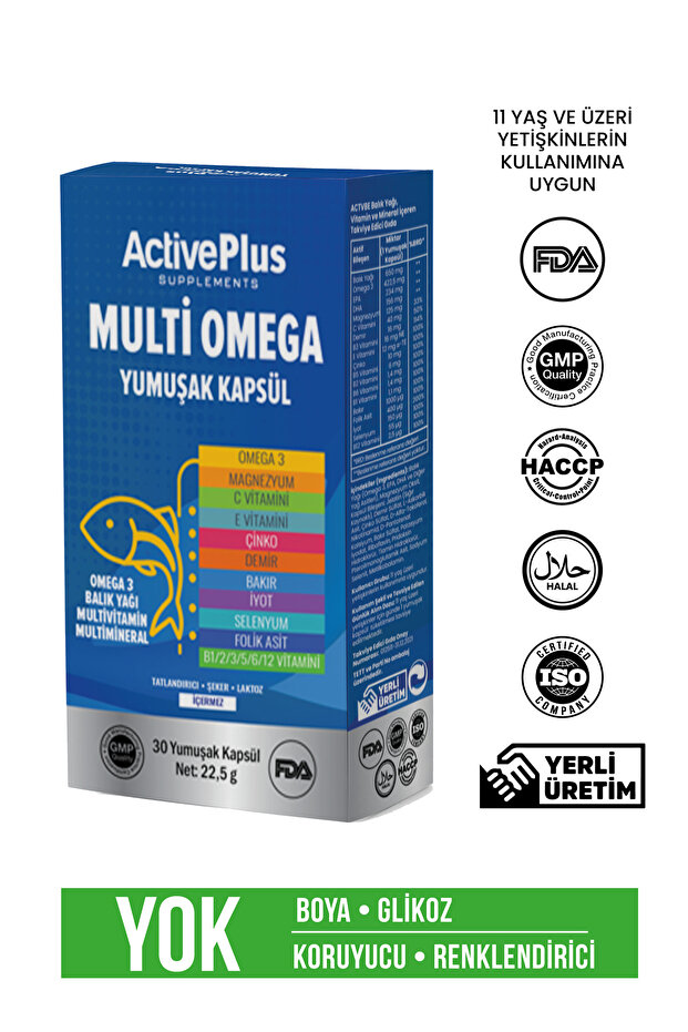 Multi Omega 30 Yumuşak Kapsül - 1