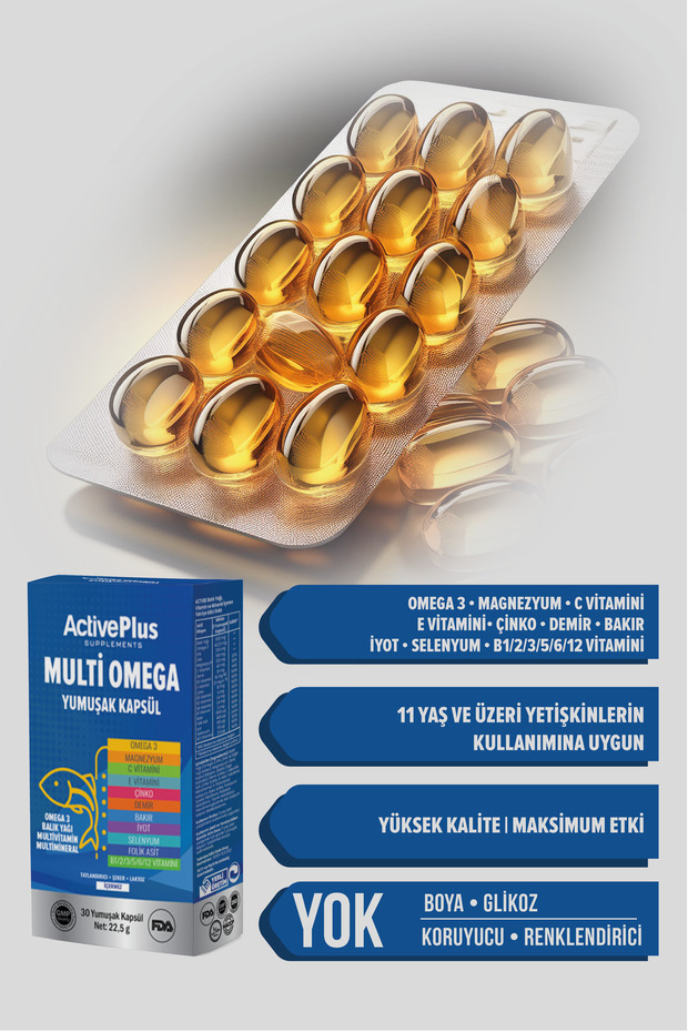Multi Omega 30 Yumuşak Kapsül - 4