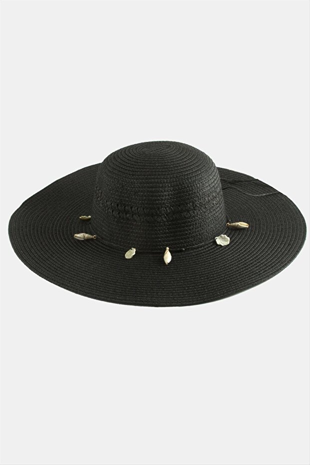 قبعة من قش صدف البحر - 1