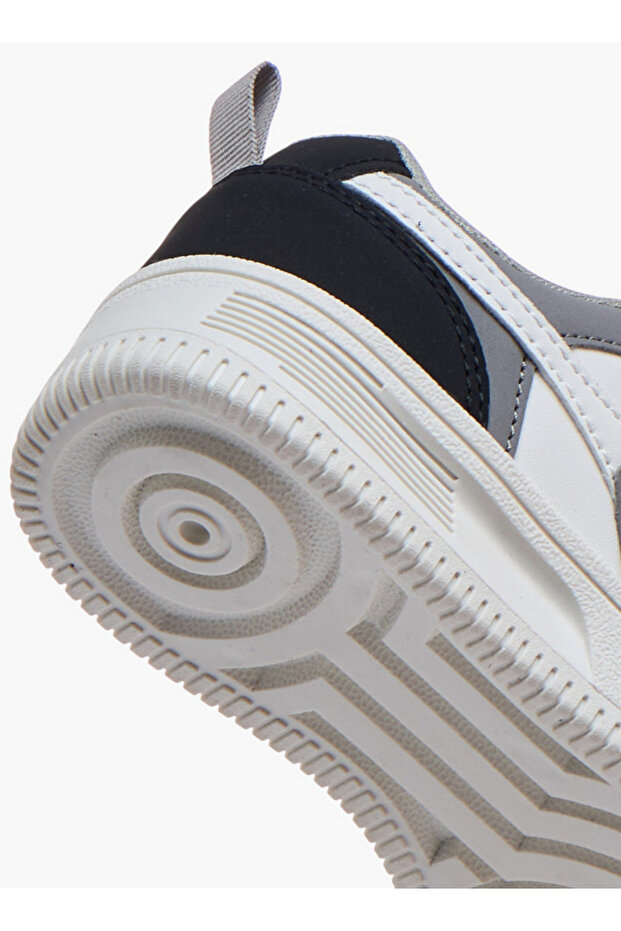 Panelled Sneakers with Hook and Loop Closure - 5