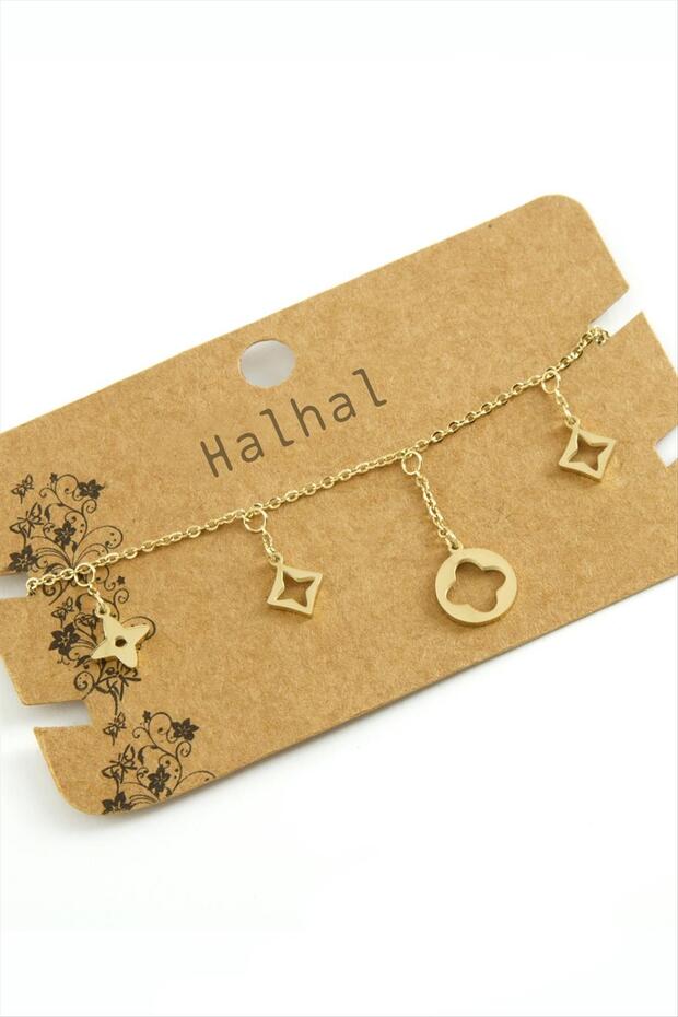 Flower Luxury Steel Anklet