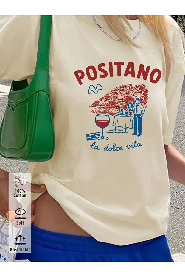Premium Oversize Cut Short Sleeve Printed T-Shirt