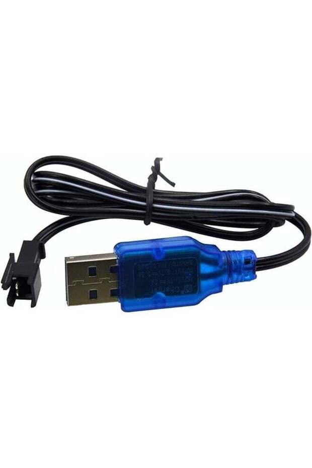 كابل توصيل لشحن البطارية بقوة 400 مللي أمبير مع موصل SM-2 P لشحن USB وجهاز التحكم عن بعد