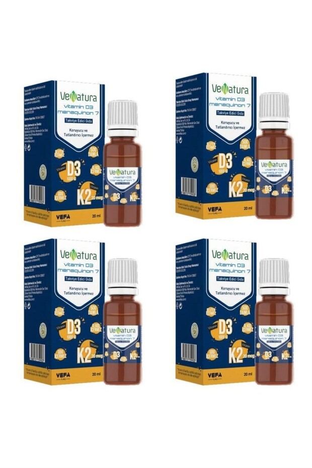 D3 K2 Drops 20 ml 4 Pieces
