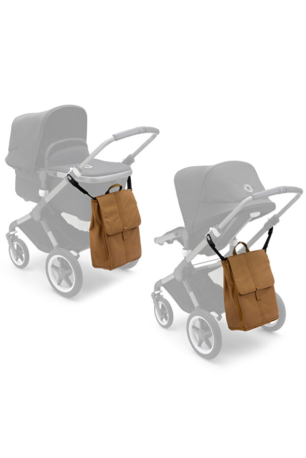 Caramel Brown Diaper Backpack - 3