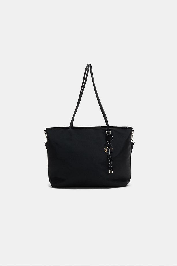 Charm örgü shopper çanta - 1