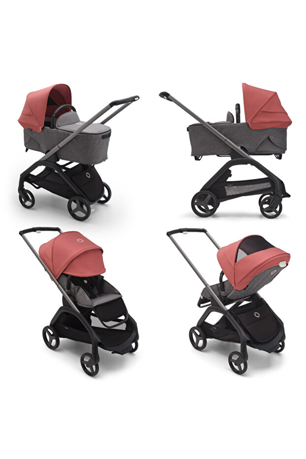 Dragonfly stroller canopy Sunrise Red - 2