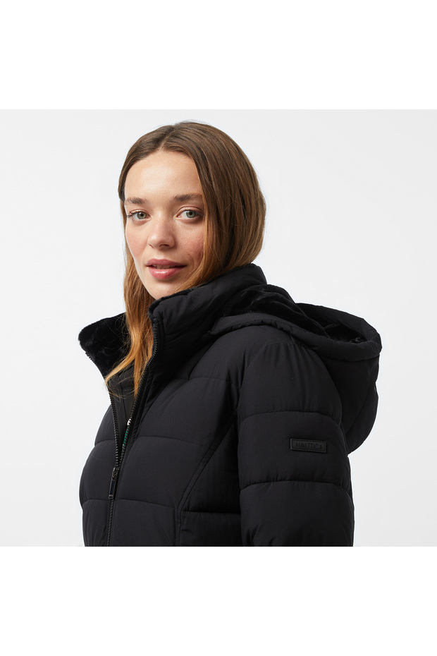 Kadın Siyah Mont - 5