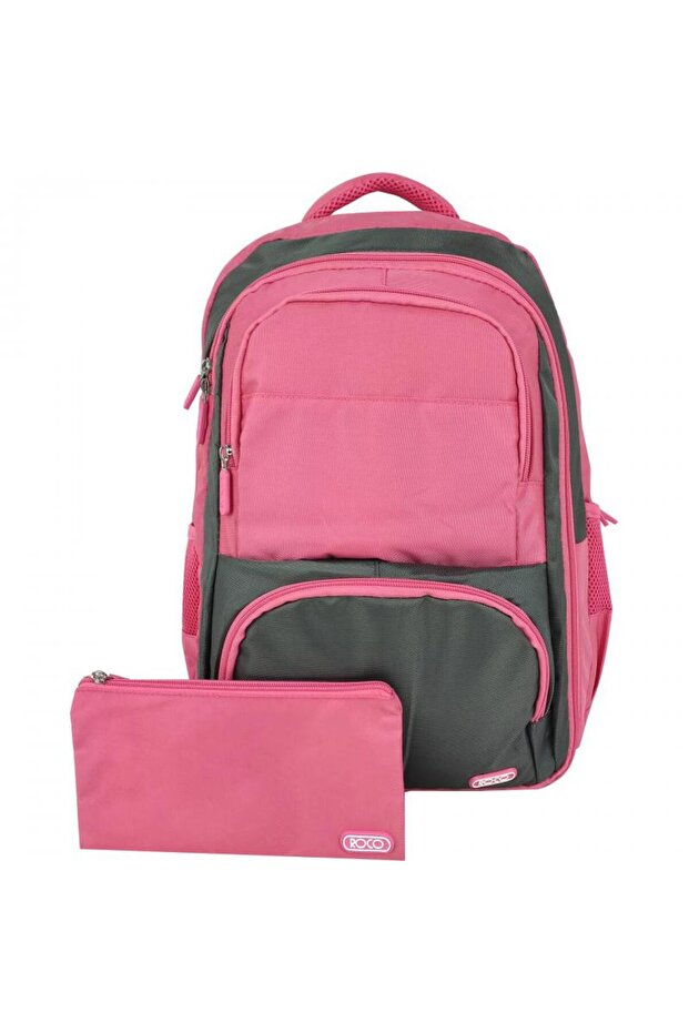 Basic Classic Backpack with Accessory - 2