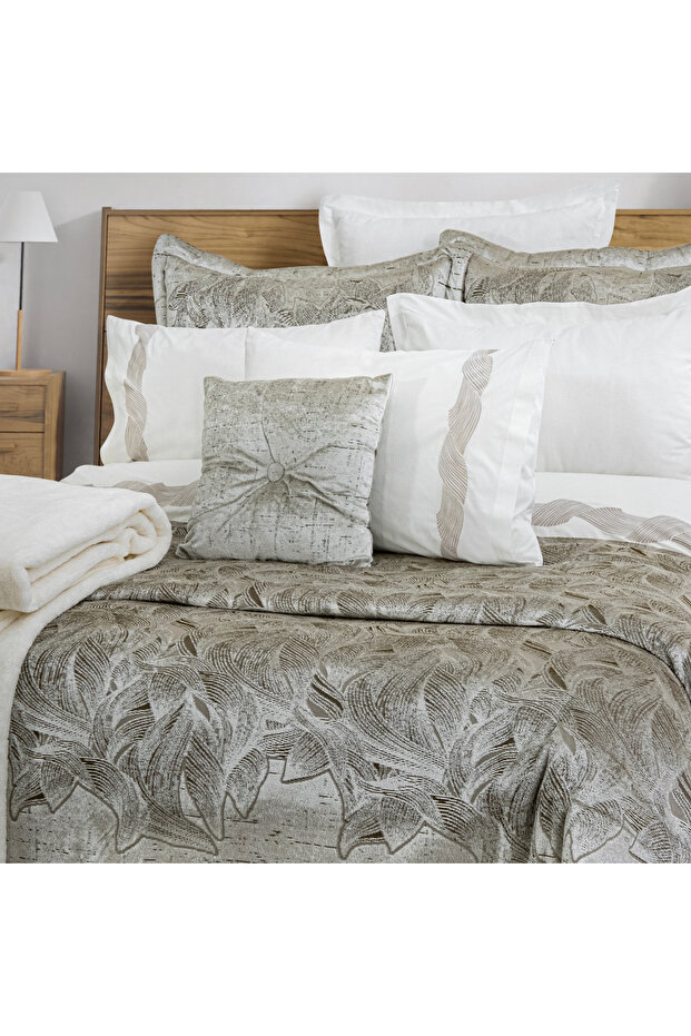 Home Leaf Çeyiz Seti 11 Parça-Krem - 2