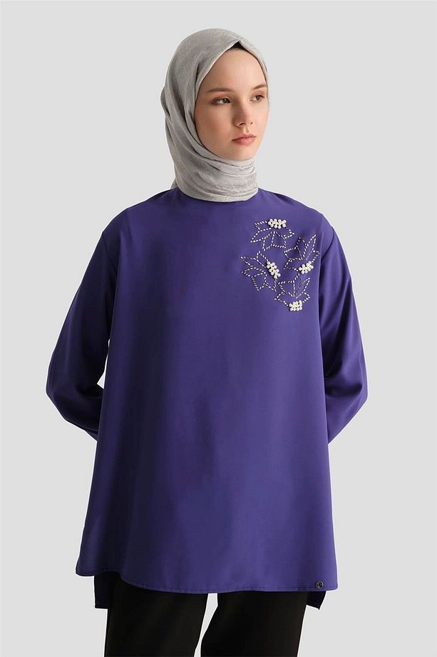 Trend Tunik 25YT443 Morcivert - 2