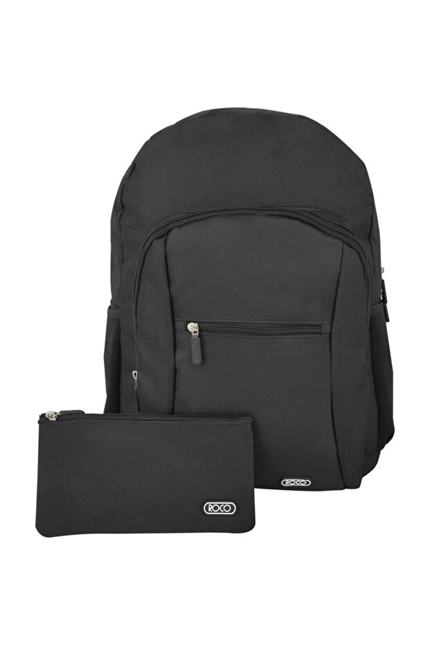 Basic Classic Backpack with Accessory - 2