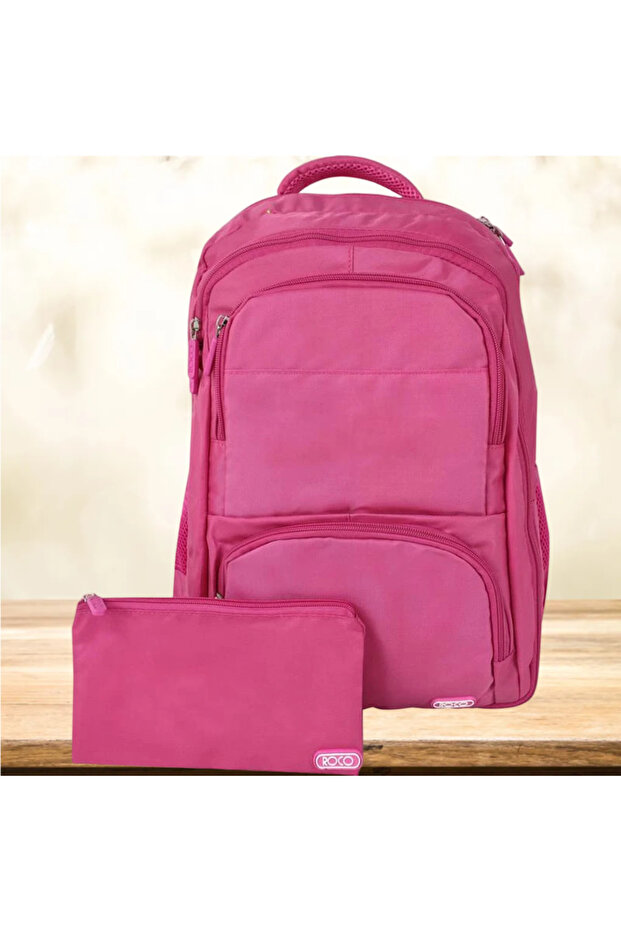 Basic Classic Backpack with Accessory - 1