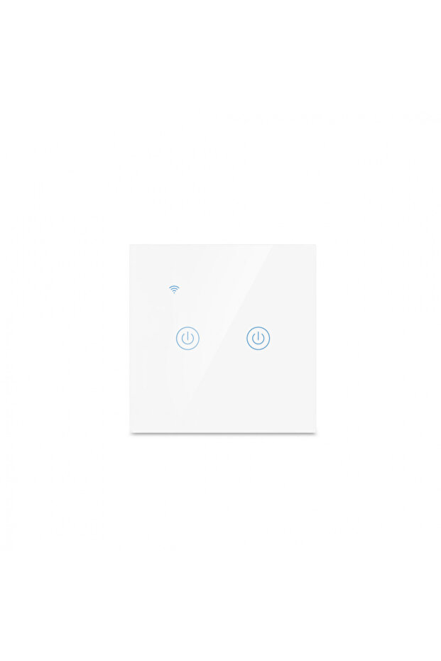 Smart Touch Switch 2F, Tempered Glass, Touch Control - 1