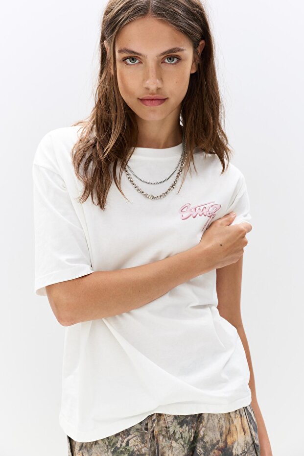 STWD bağcıklı t-shirt - 6